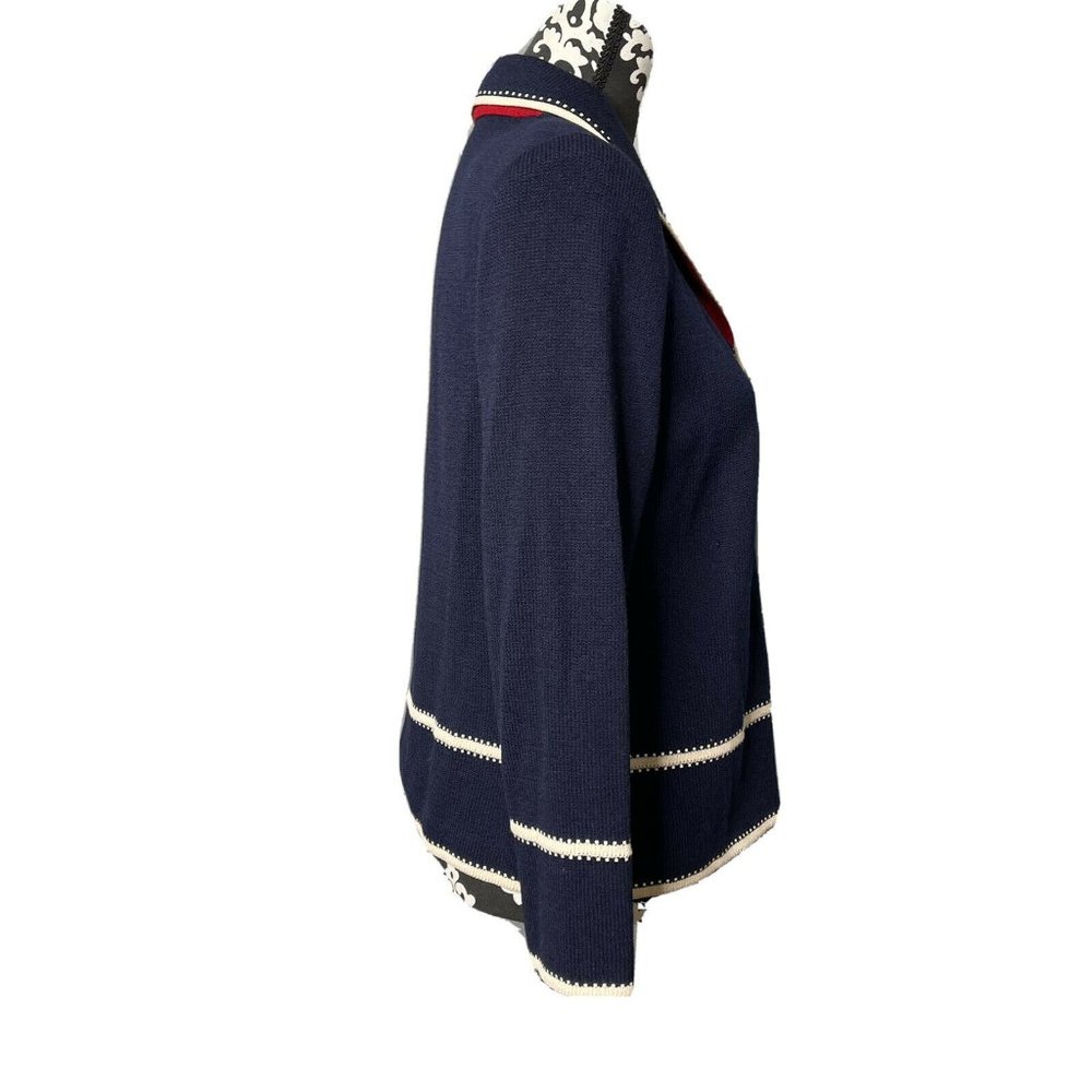 St. John Blazer 8 Patriotic Nautical dog show blue - Picture 5 of 9